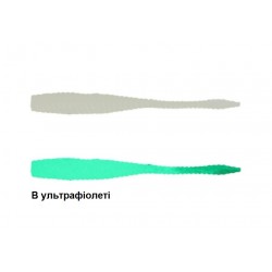 Силіконова приманка на хижу рибу, ZEOX Pixie Tail, довжина 1,7 дюймів, 10шт/уп, колір №101 G